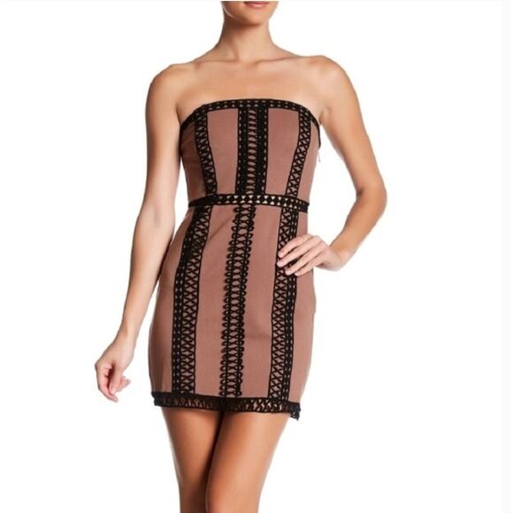 Free People Dresses & Skirts - Free People City Lights Tube Mini Dress Size 2